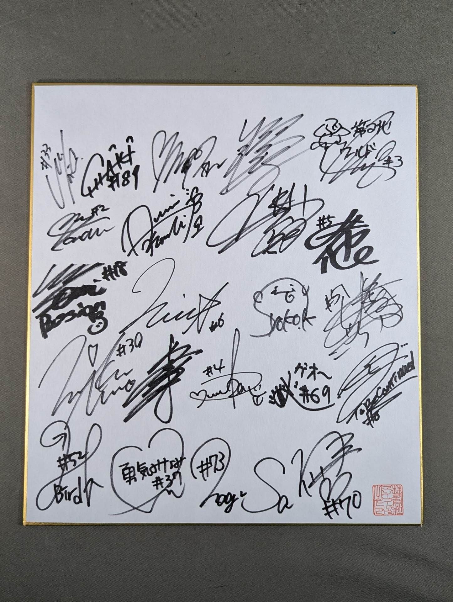 ★MARIGOLD ★ 22選手寄せ書き