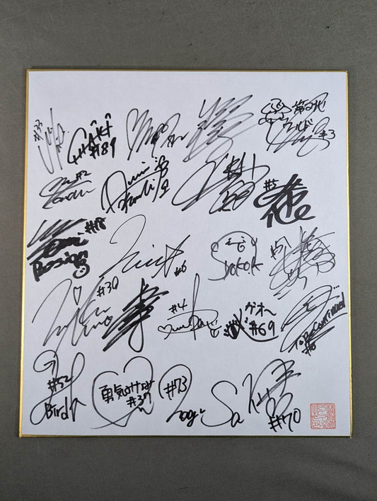 ★MARIGOLD ★ 22選手寄せ書き