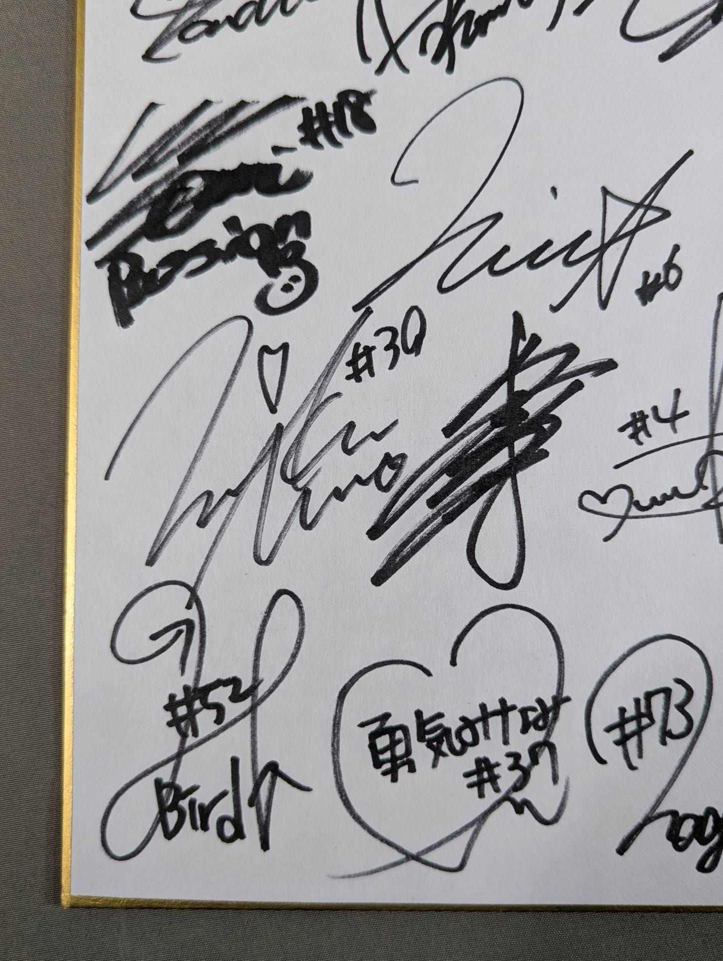 ★MARIGOLD ★ 22選手寄せ書き