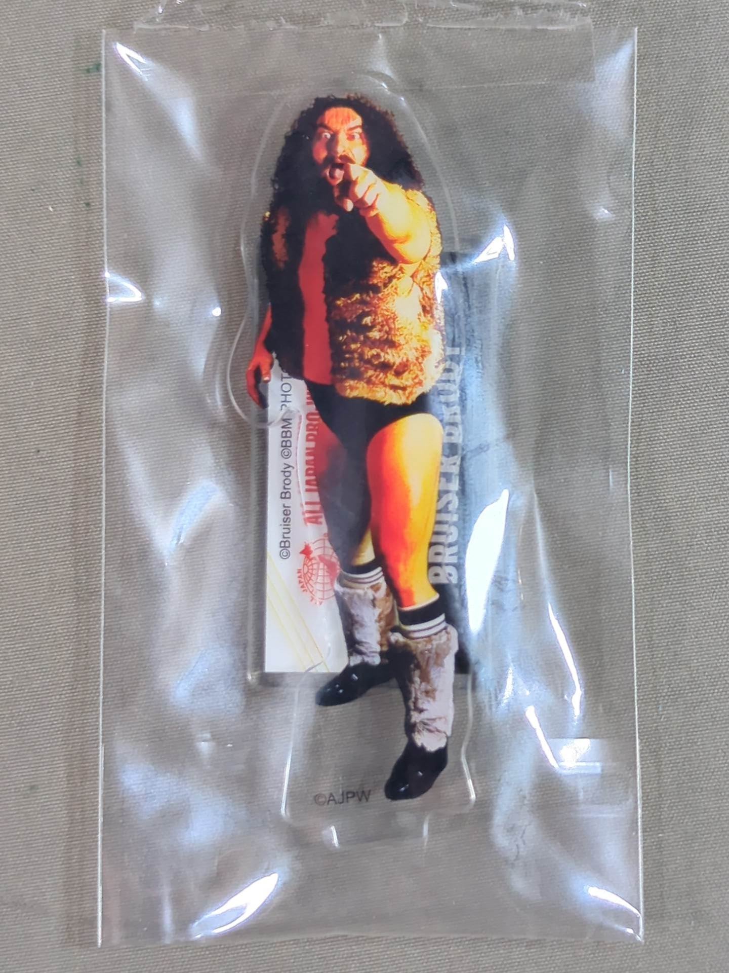 Bruiser Brody  All Japan Pro Wrestling 50th Anniversary Acrylic Stand (A)