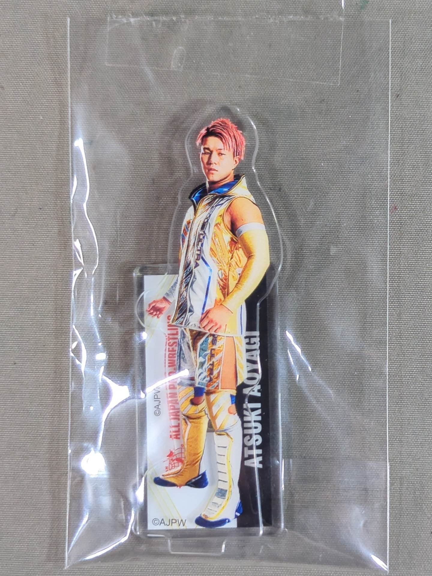Atsuki Aoyagi  All Japan Pro Wrestling 50th Anniversary Acrylic Stand (A)