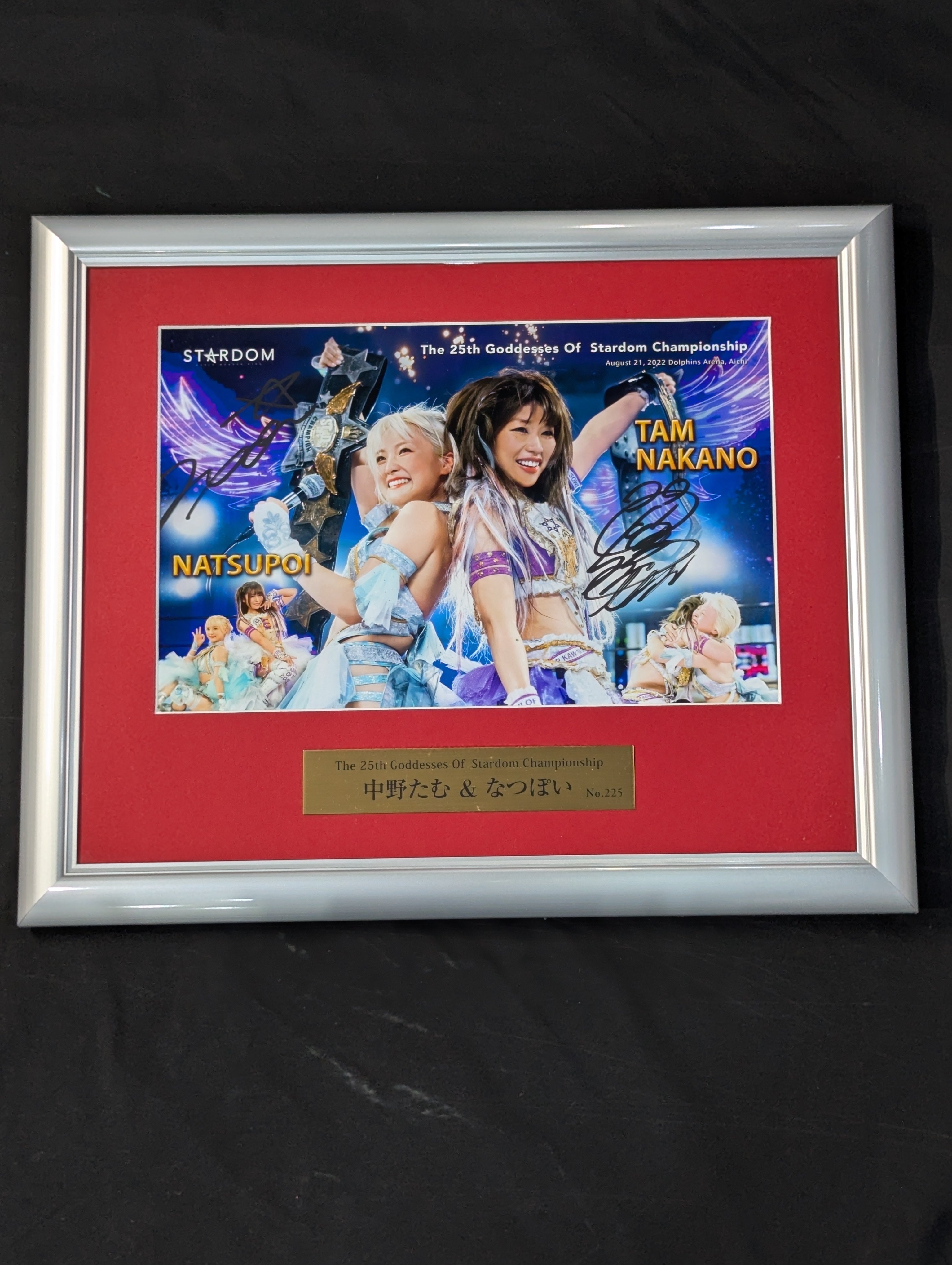 中野たむ＆なつぽい 直筆Wサイン入り 記念フォトフレーム Goddesses Of