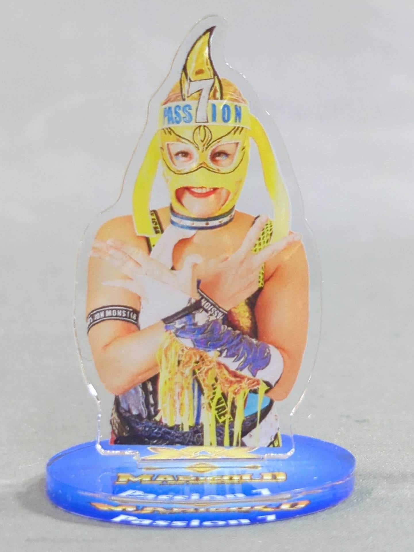 Passion Seven Marigold Acrylic Stand