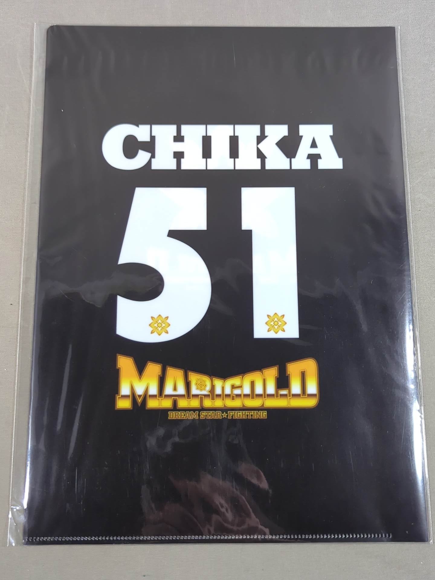Chika Goto  #51 Marigold plastic file folder 
