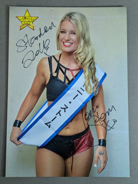 Toni Storm  hand signed autograph  Starda Pro-Photo (A-1)