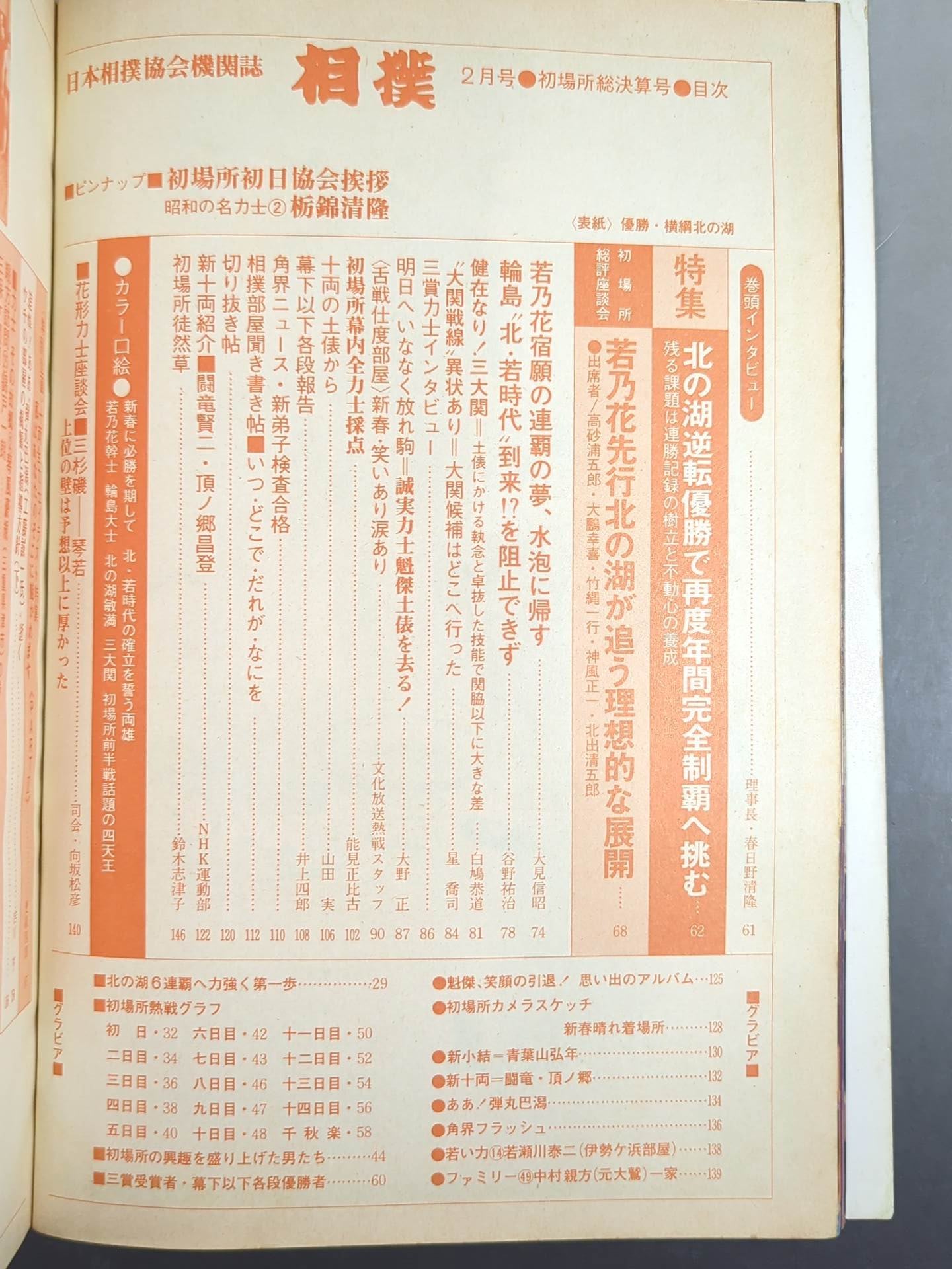 相撲 1979年2月号