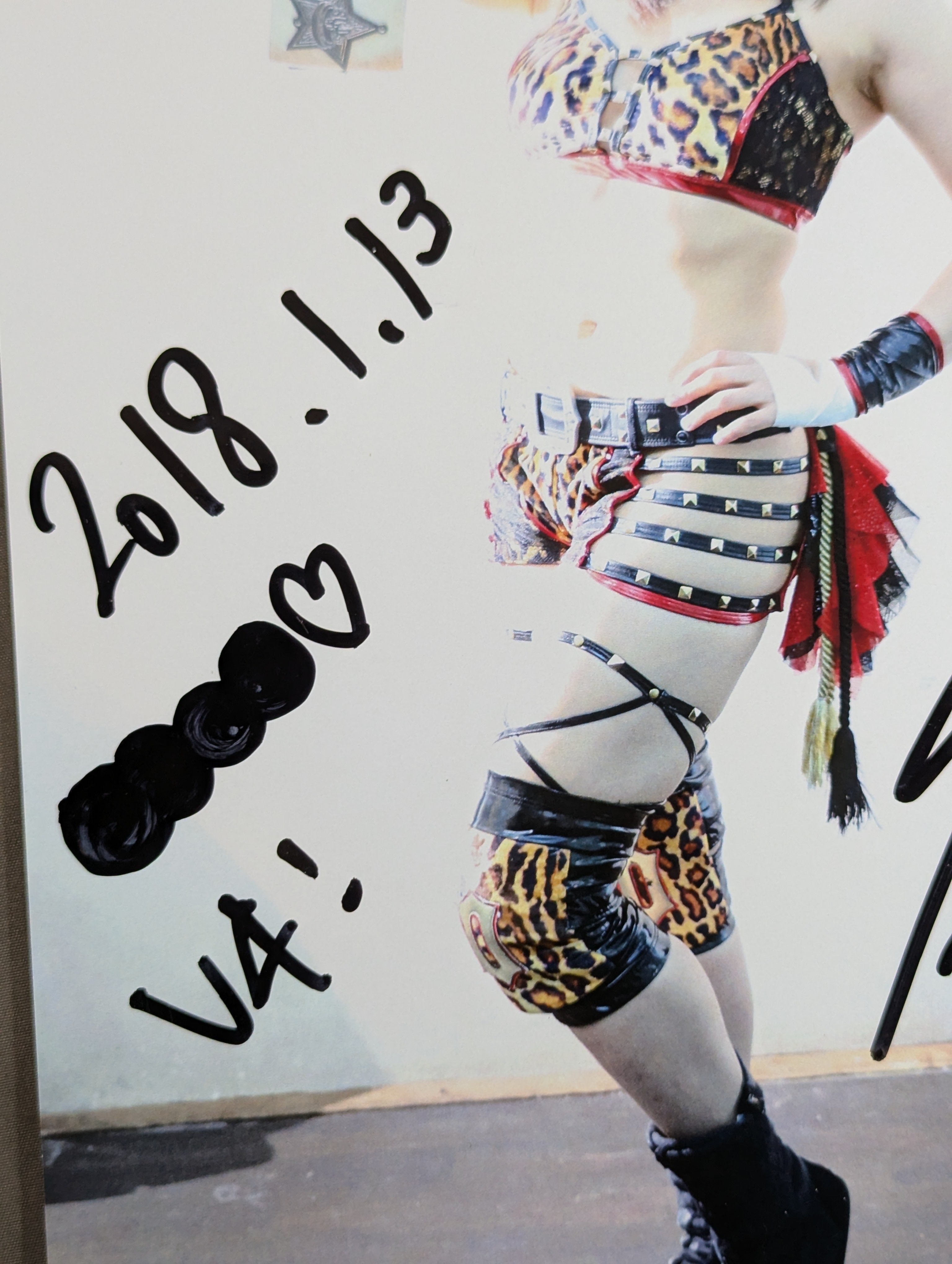 紫雷イオ 直筆サイン入り スターダムポートレート(A-1) – 闘道館