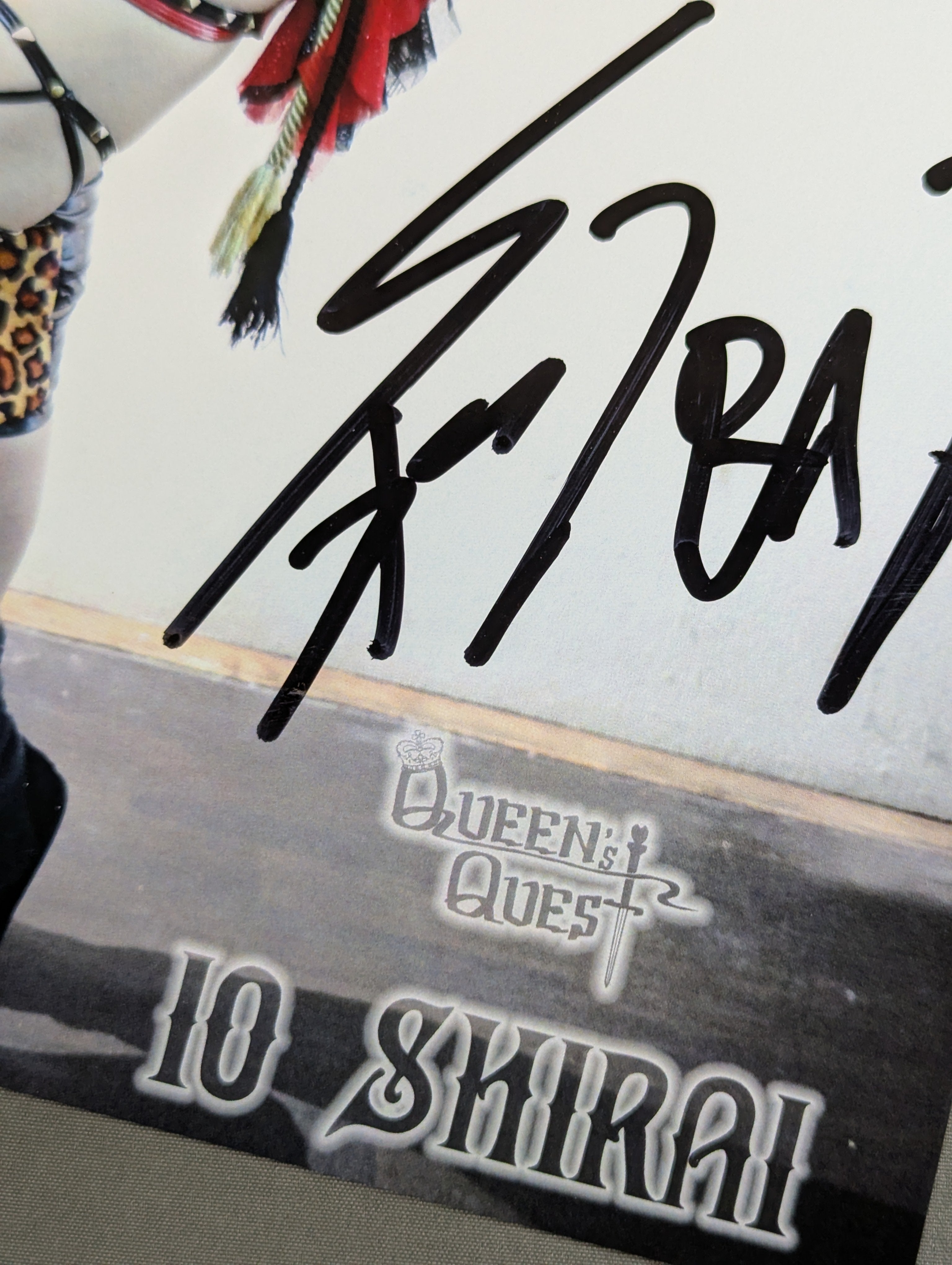 紫雷イオ 直筆サイン入り スターダムポートレート(A-1) – 闘道館