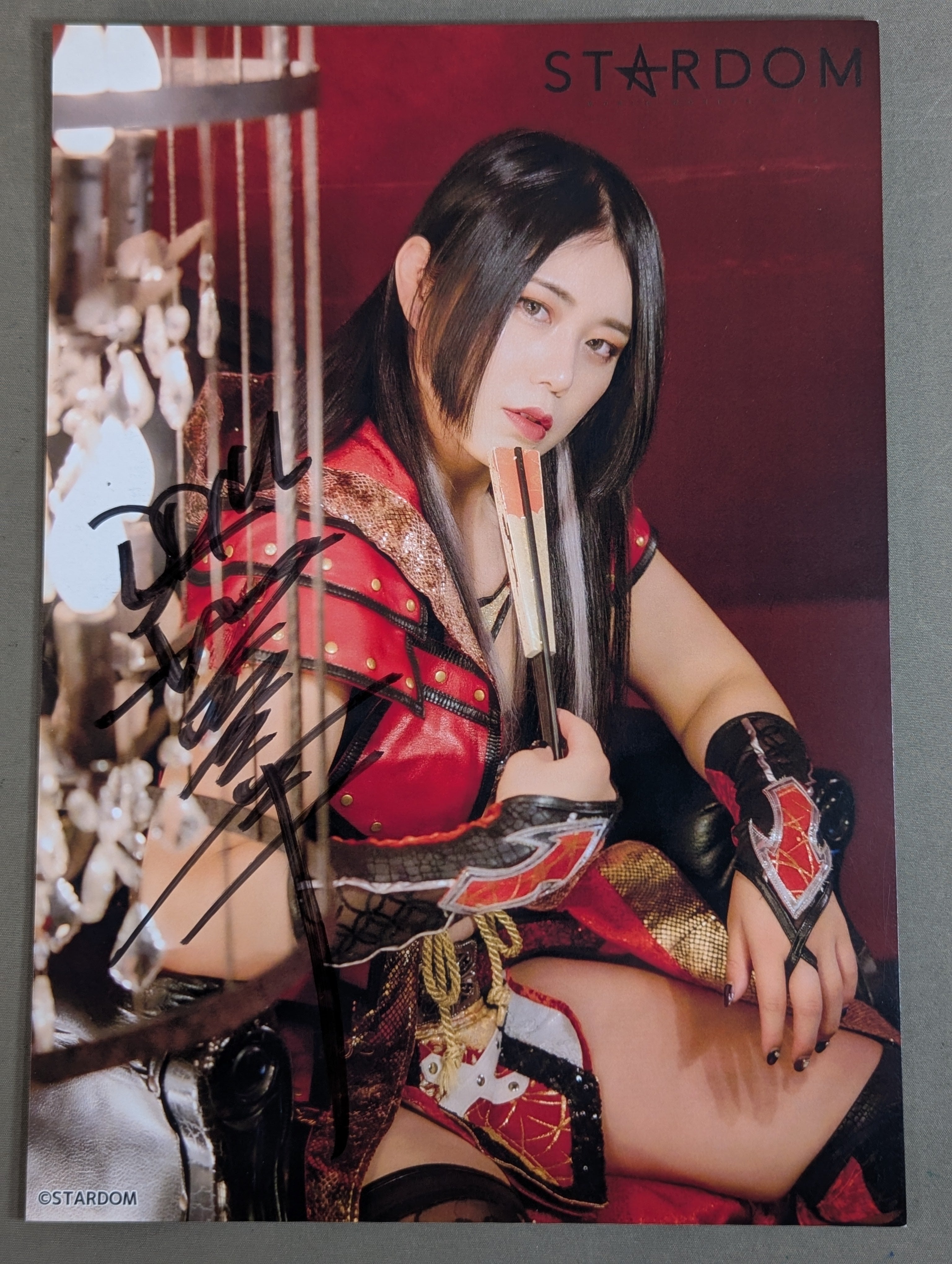 舞華 直筆サイン入り スターダムポートレート(R-3) – 闘道館