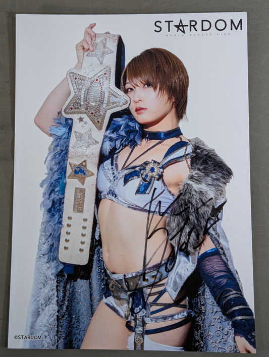Saori Anou  hand signed autograph  Starda Pro-Photo (D-3)