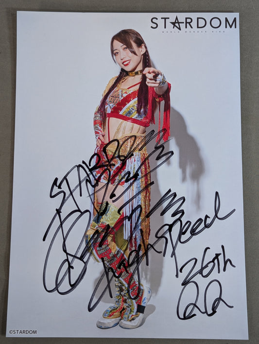 Saya Kamitani  hand signed autograph  Starda Pro-Photo (V-4)