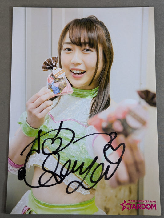 Saya Kamitani  hand signed autograph  Starda Pro-Photo (V-5)