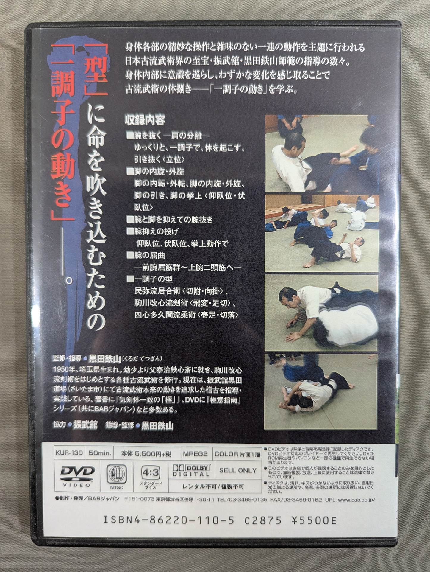 黒田鉄山 古流武術の捌き 極意★一調子の動き