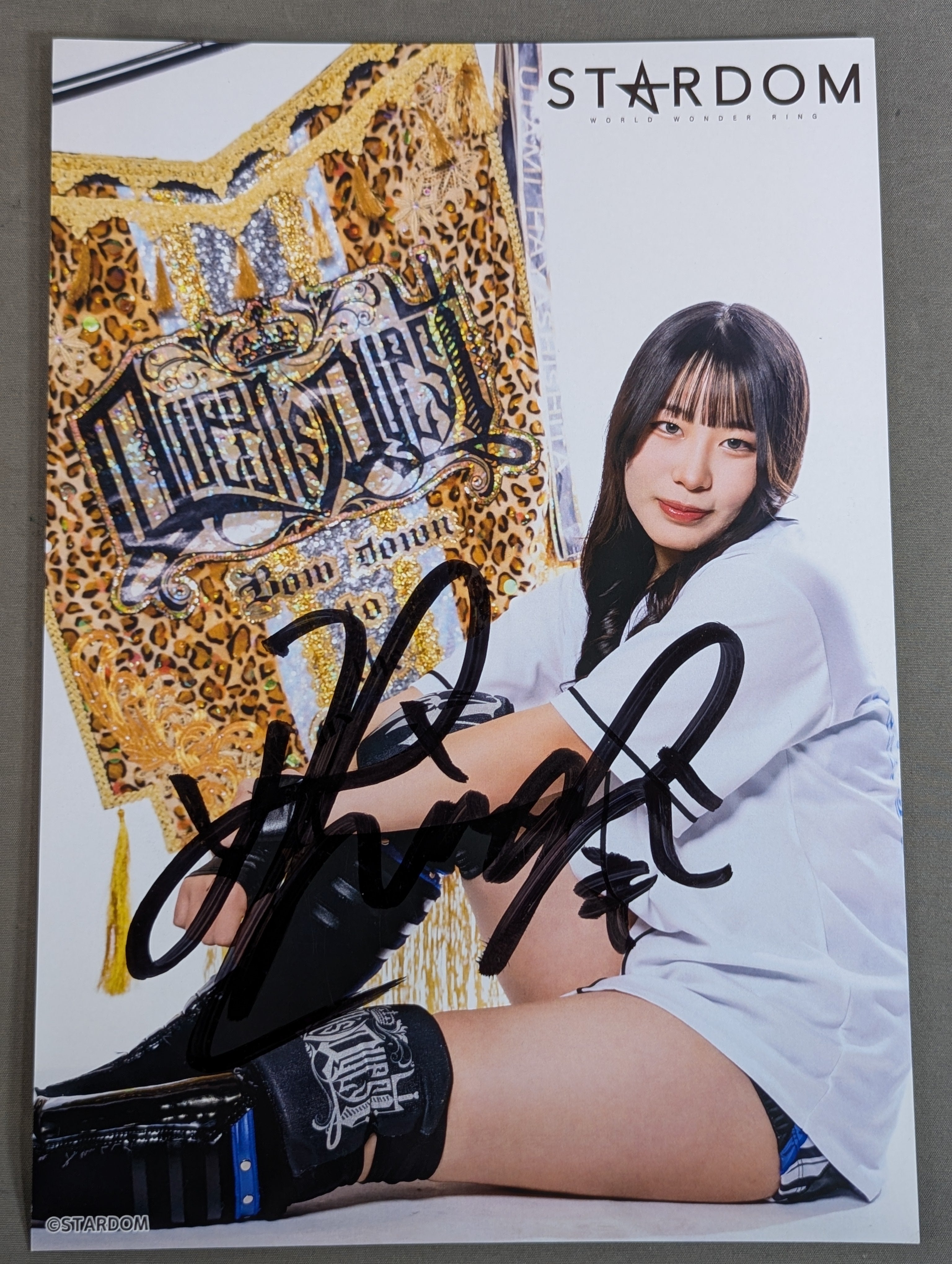 妃南 直筆サイン入り スターダムポートレート(E-1) – 闘道館