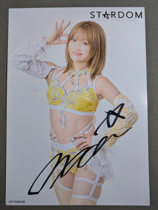 NATSUPOI  hand signed autograph  Starda Pro-Photo  (P-4)