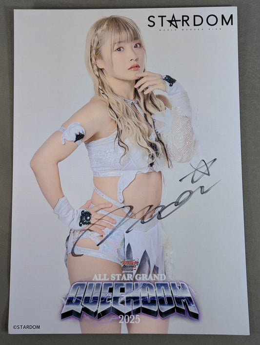 NATSUPOI  hand signed autograph  ALL STAR GRAND QUEENDOM 2025 Pro-Photo