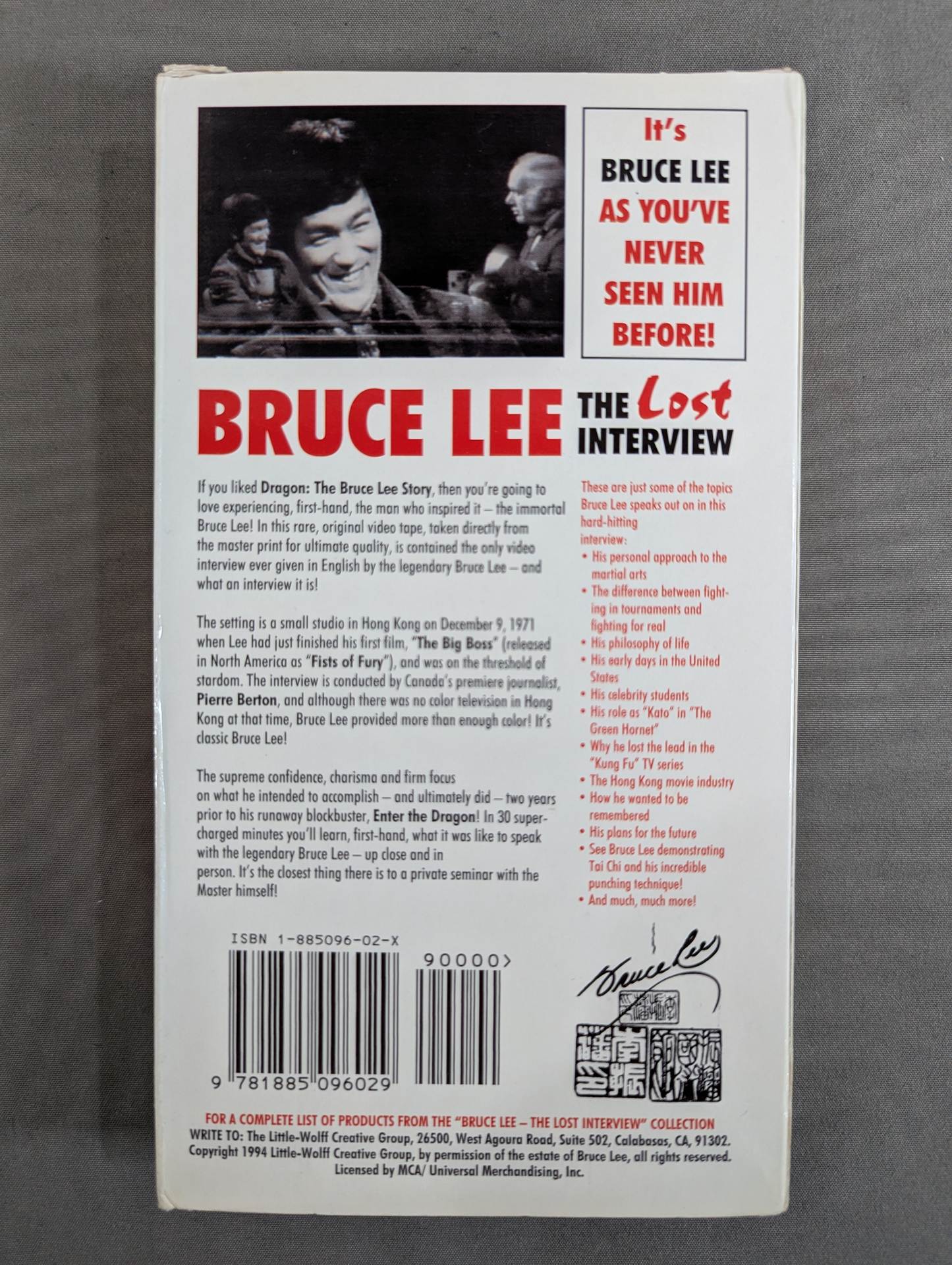 BRUCE LEE THE LOST INTERVIEW