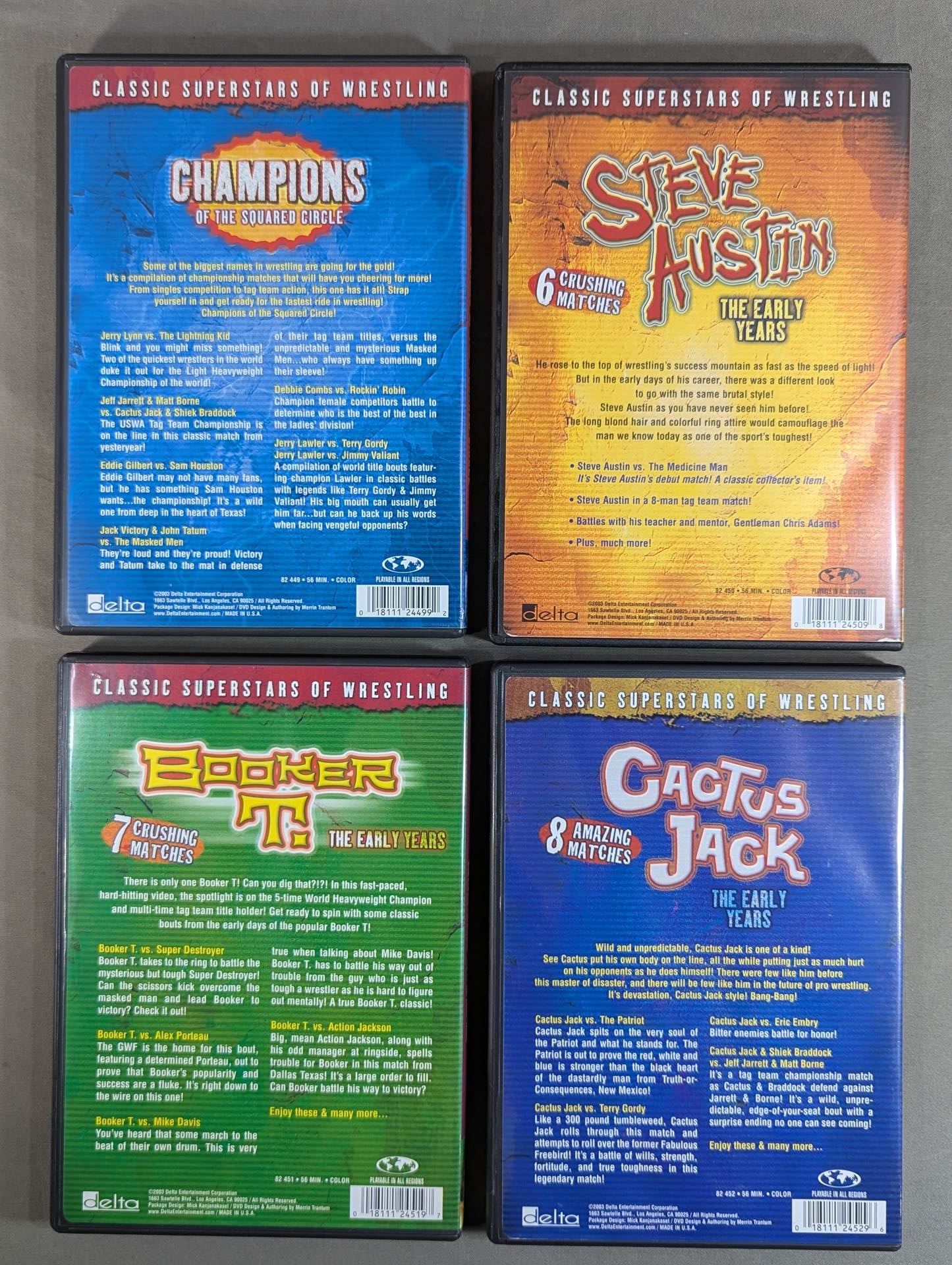 CLASSIC SUPERSTARS OF WRESTLING ★8 DVD SET★