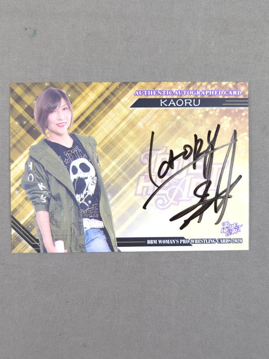 2020 BBM KAORU 公式サインカード