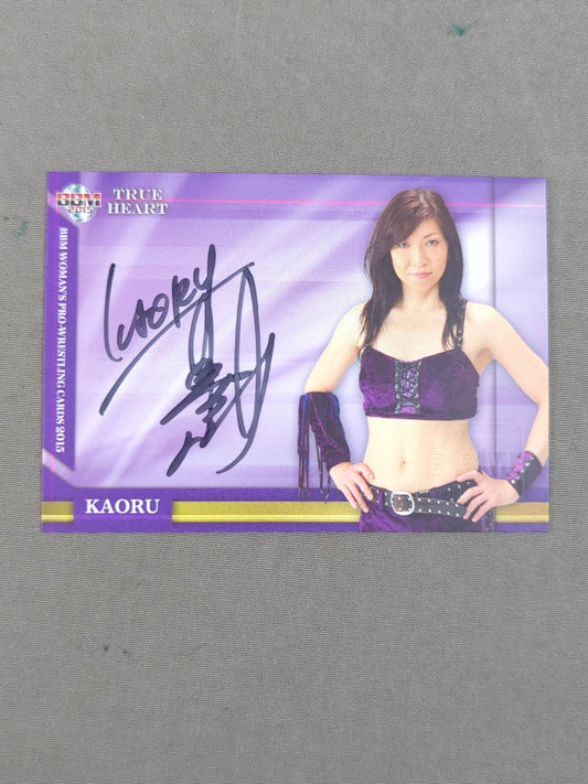 2015 BBM KAORU 公式サインカード
