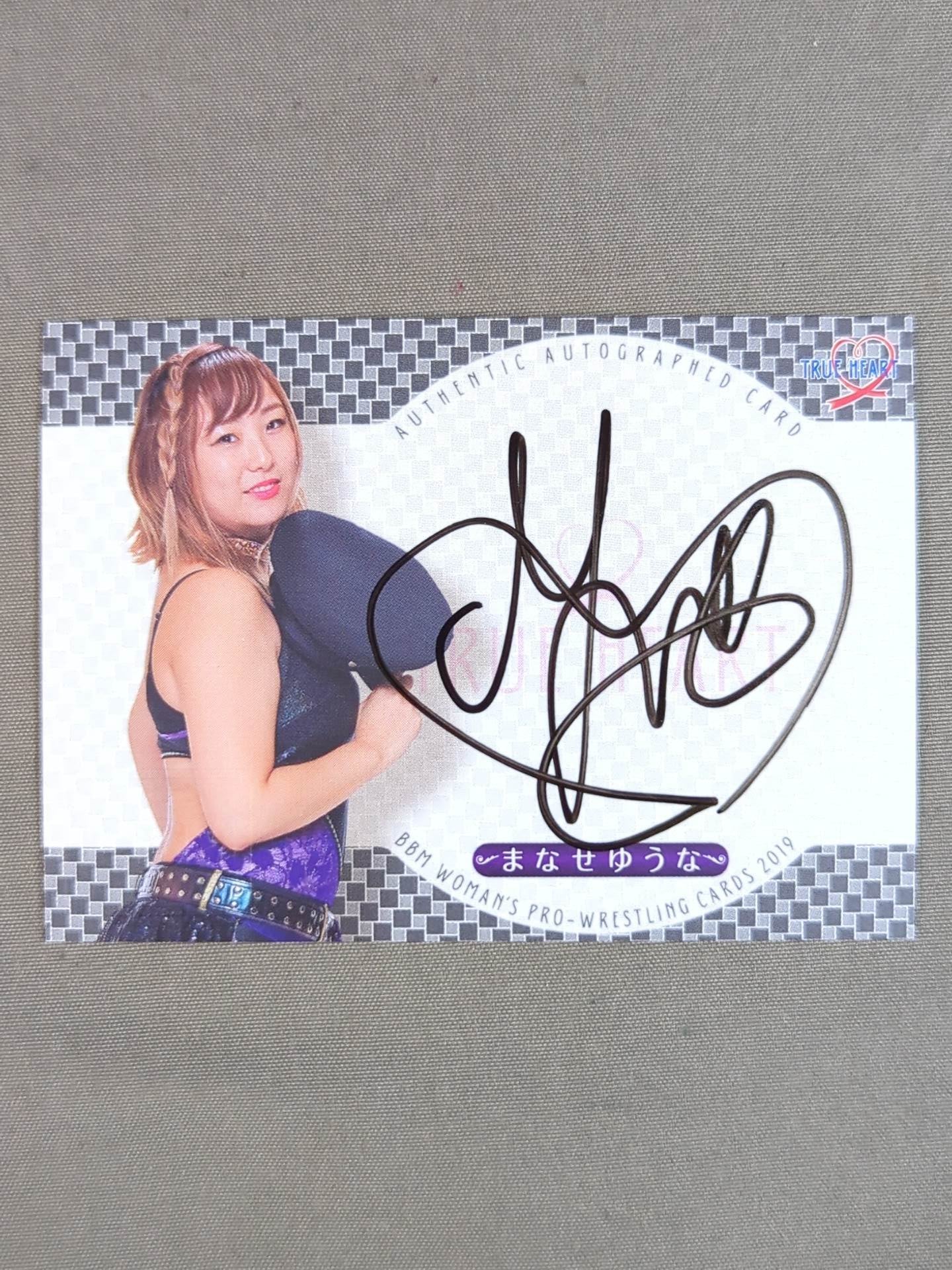 2019 BBM Yuna Manase  Formula autographed card 