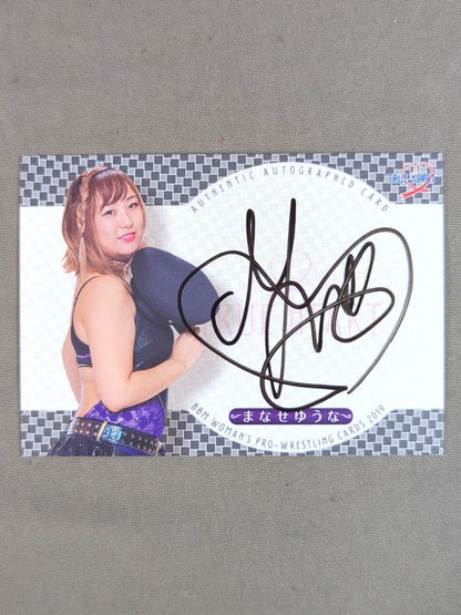 2019 BBM Yuna Manase  Formula autographed card 