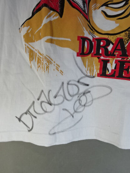 ドラゴン・リー イラスト Tシャツ①(ホワイト)