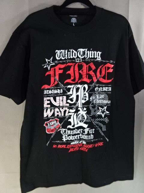 【直筆サイン入り】大仁田厚「邪道見参」Tシャツ(ブラック)