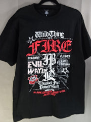 直筆サイン入り】大仁田厚「邪道見参」Tシャツ(ブラック) – 闘道館
