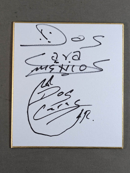 ドス・カラス＆ドス・カラス・ジュニア(ミニサイズ色紙)