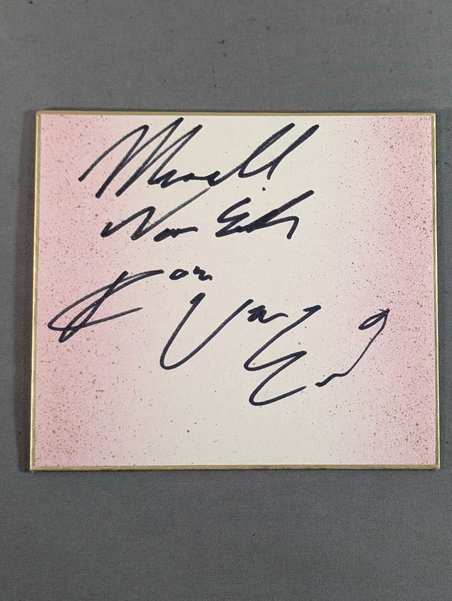 ロス・フォン・エリック＆マーシャル・フォン・エリック(ミニサイズ・加工色紙)