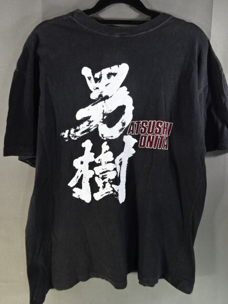 Atsushi Onita  "FMW Otoki" T-Shirt (2) (Black)