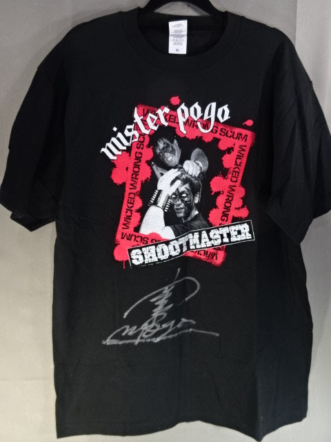 【hand signed autograph】  Mr. Pogo × SHOOTMASTER Collaboration T-Shirt(1)