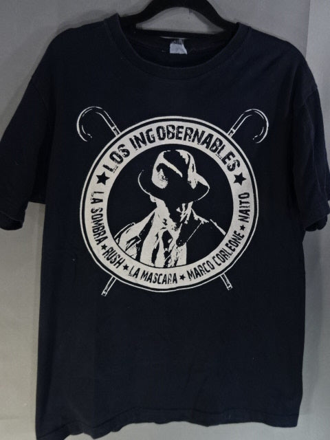 ロス・インゴベルナブレス Tシャツ①(ブラック)