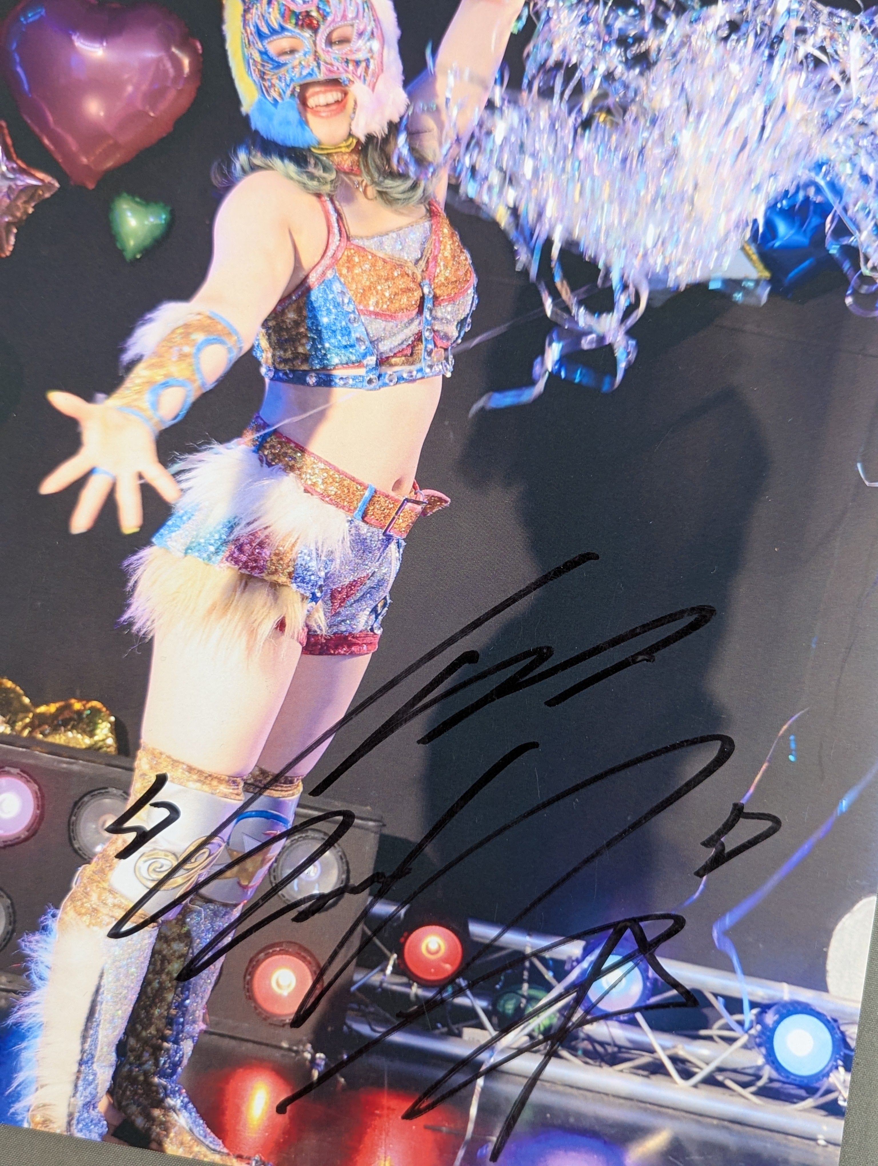 スターライト・キッド 直筆サイン入り スターダムポートレート(E-2