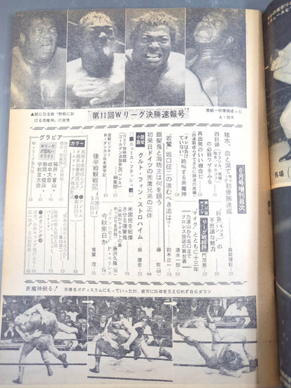 プロレス&ボクシング 1969年6月号増刊