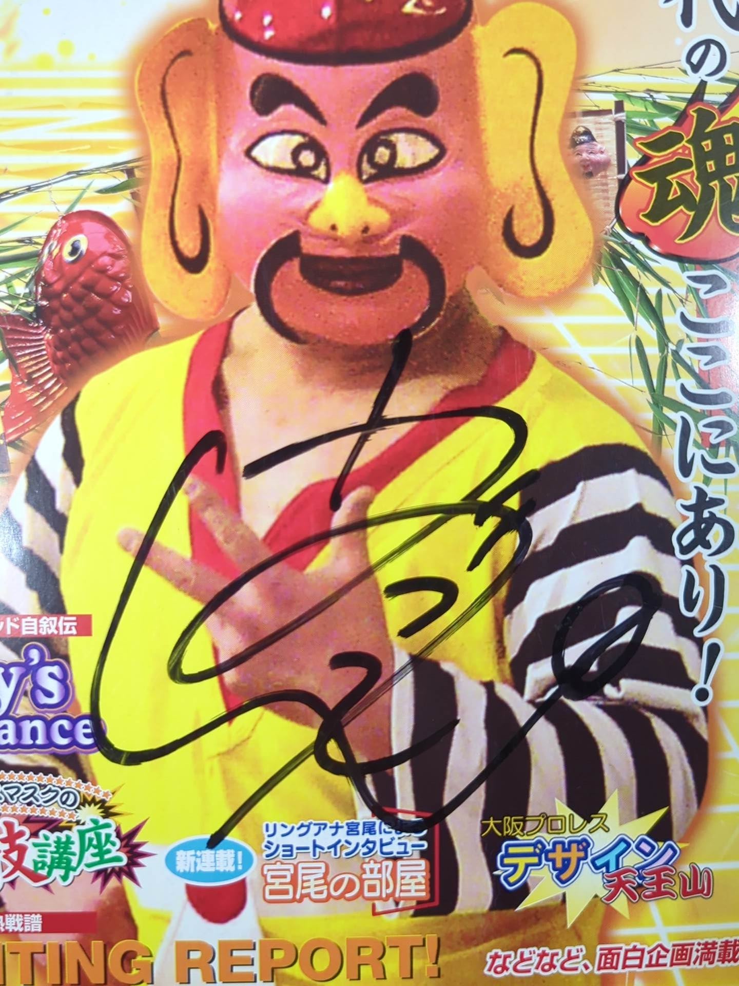 9選手直筆サイン入り】月刊大阪プロレスVol.93 – 闘道館