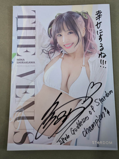 【直筆サイン入り】白川未奈 写真集 THE VENUS