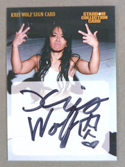 STARDOM COLLECTION CARD クリス・ウルフ 公式サインカード – 闘道館