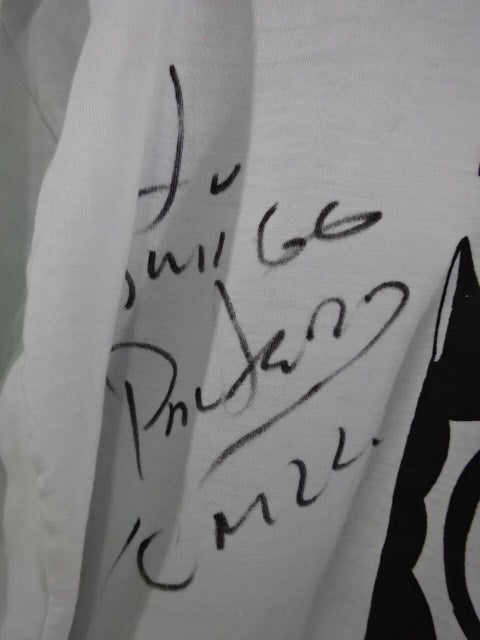 【直筆サイン入り】エル・パンテーラ イラスト Tシャツ①(ホワイト)