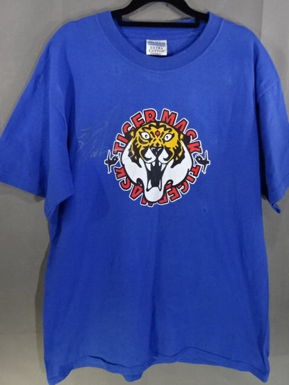 【直筆サイン入り】4代目タイガーマスク「TIGER MASK」Tシャツ