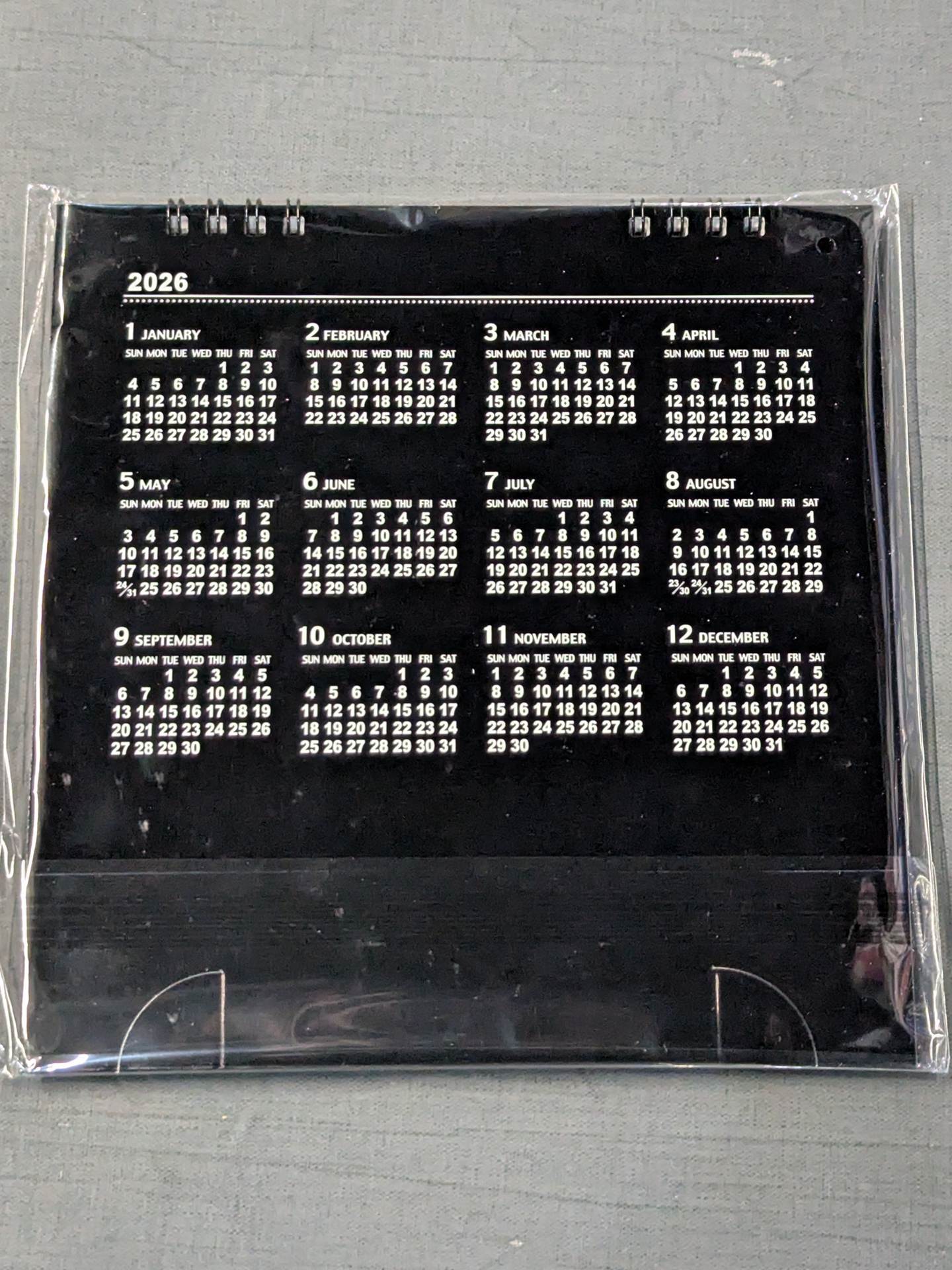 NOAH 2026 カレンダー