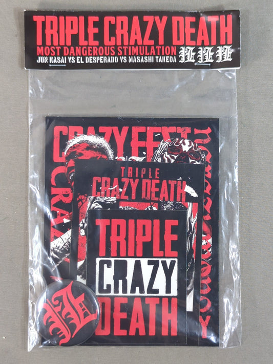 ★CRAZY FEST★ TRIPLE CRAZY DEATH STICKER SET