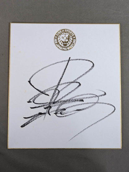 Shinsuke Nakamura  (Lion Mark ) Shikishi ( Autograph board ) )