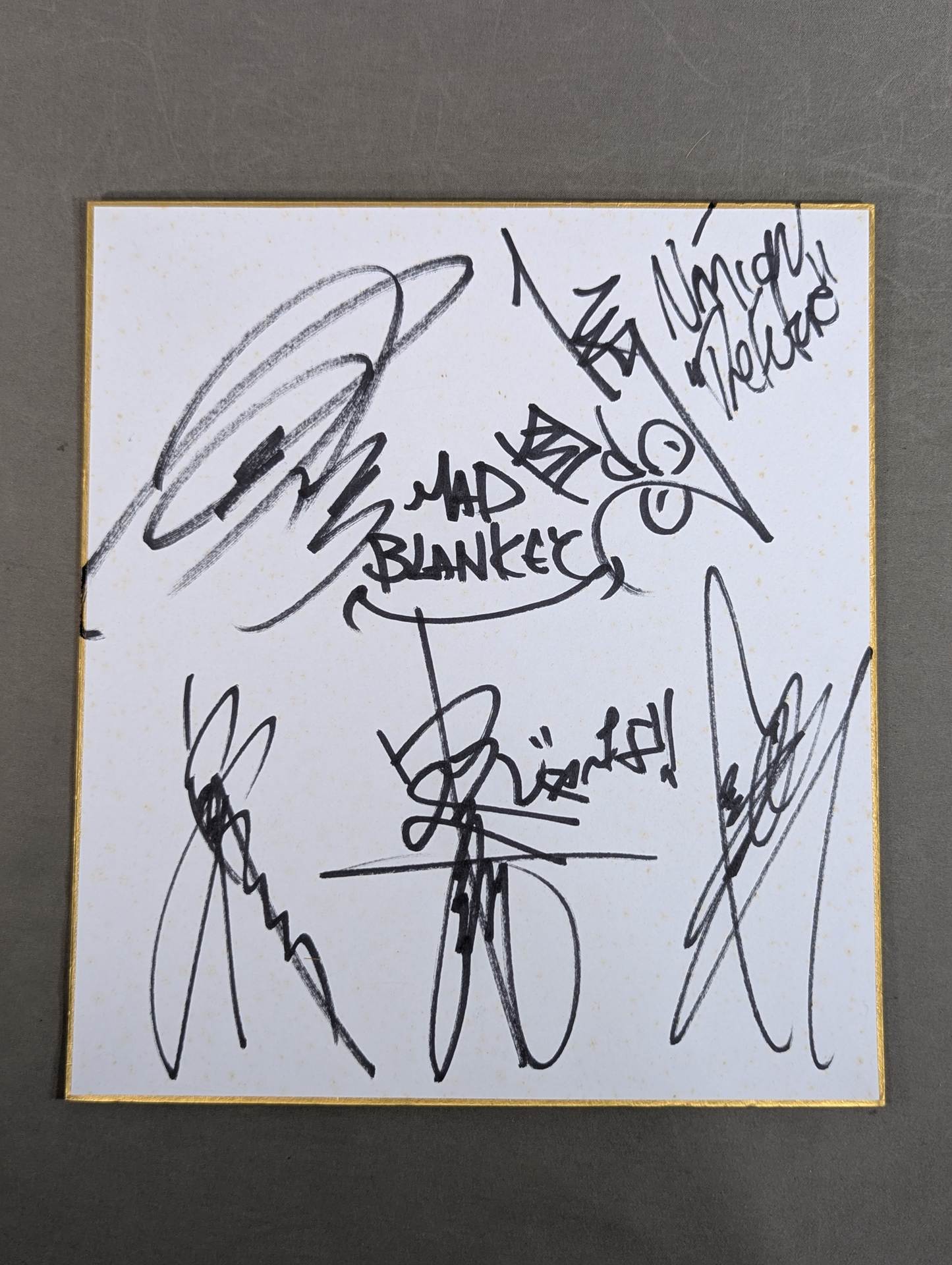 ★MAD BLANKEY★ 6選手 寄せ書き