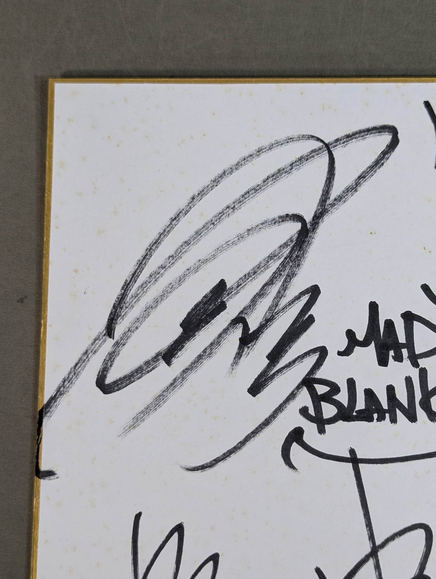 ★MAD BLANKEY★ 6選手 寄せ書き