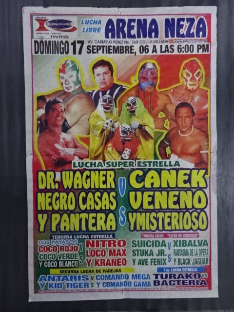 LUCHA SUPER ESTRELLA 2006年9月17日 アレーナ・ネサ