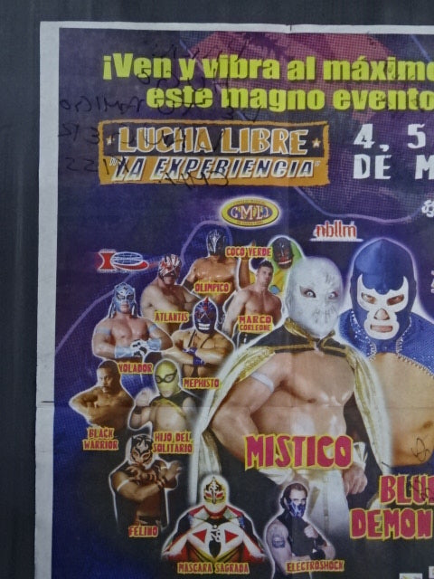 ★12 fighters hand signed autograph ★ CMLL LUCHA LIBRE LA EXPERIENCIA May 4~6, 2007