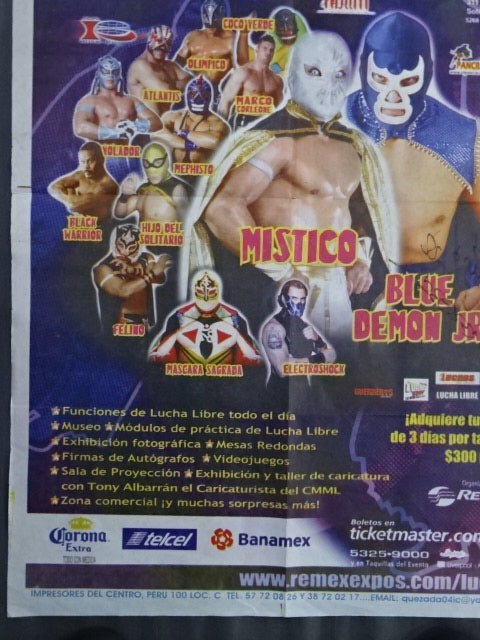 ★12 fighters hand signed autograph ★ CMLL LUCHA LIBRE LA EXPERIENCIA May 4~6, 2007