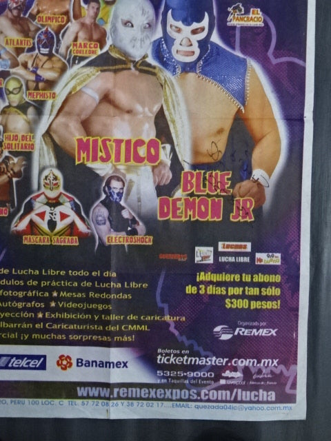 ★12 fighters hand signed autograph ★ CMLL LUCHA LIBRE LA EXPERIENCIA May 4~6, 2007